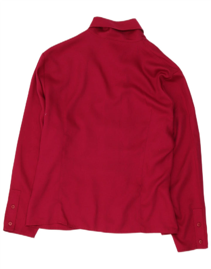 Camicetta camicia da donna Planet UK 16 grande poliestere rosa