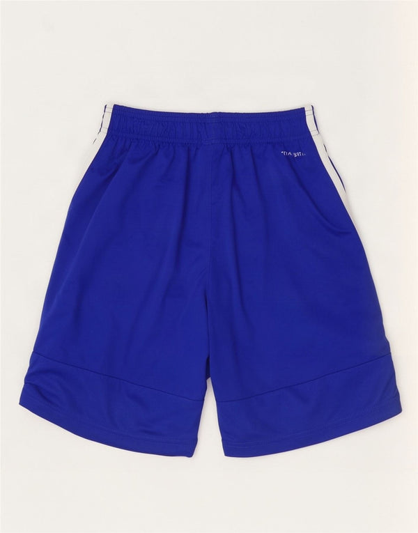 Pantaloncini sportivi Adidas Climalite da uomo piccoli in poliestere blu