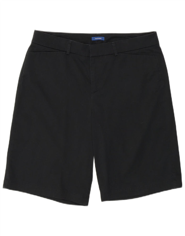 Pantaloncini casual da donna Dockers grandi W36 cotone nero