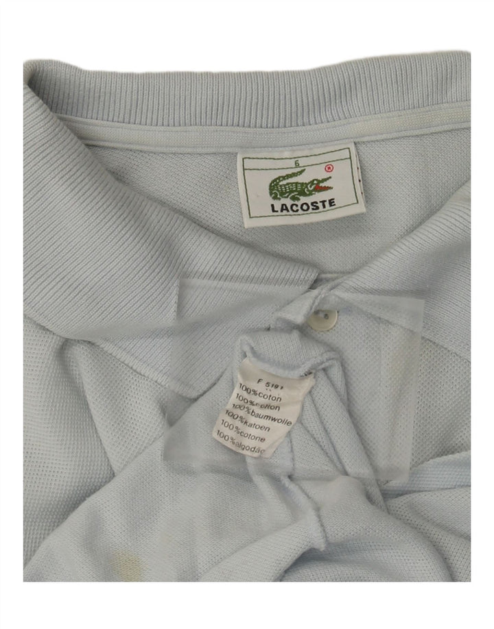 Polo da uomo LACOSTE taglia 6 XL in cotone blu