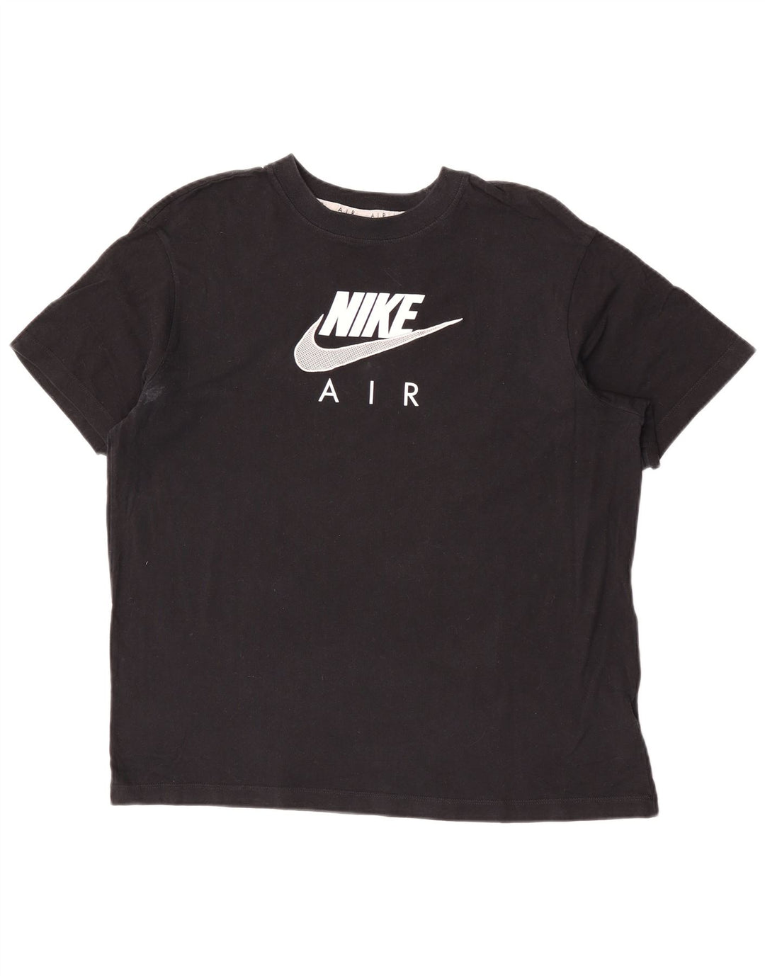 T-shirt grafica da uomo Nike Top in cotone nero medio