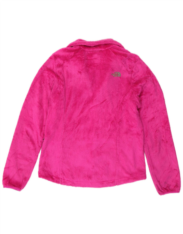 THE NORTH FACE Womens Fleece Jacket UK 14 Medium Pink Polyester