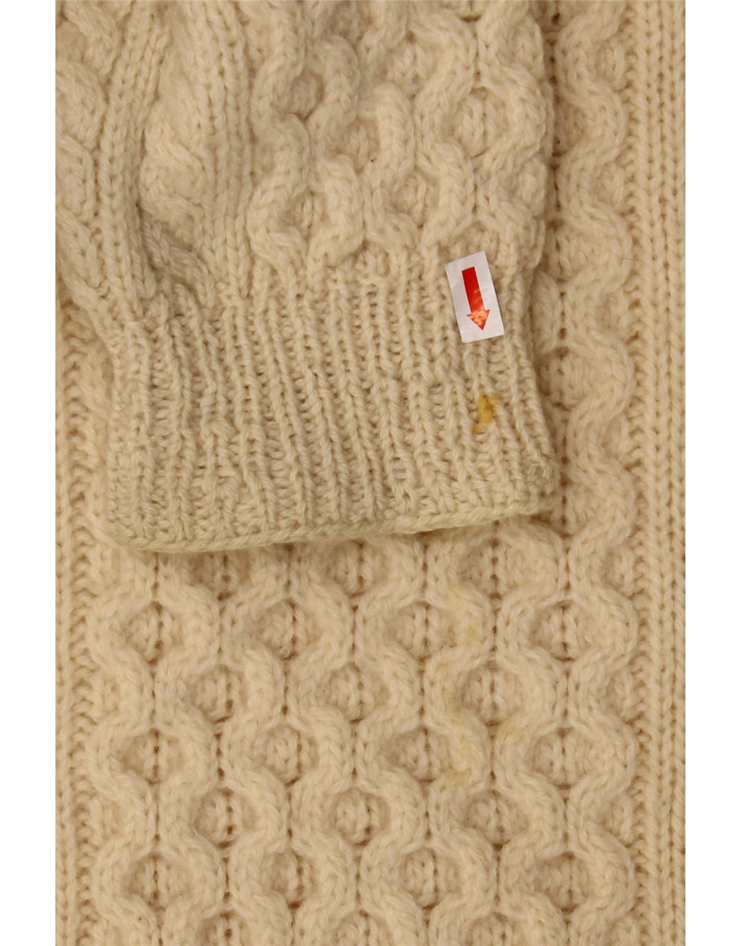 REPLAY Maglione maglione girocollo da uomo XL in lana bianco sporco