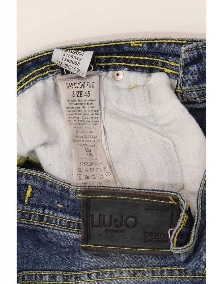 Jeans Slim Uomo Liu Jo IT 45 Small W30 L30 Blu Cotone