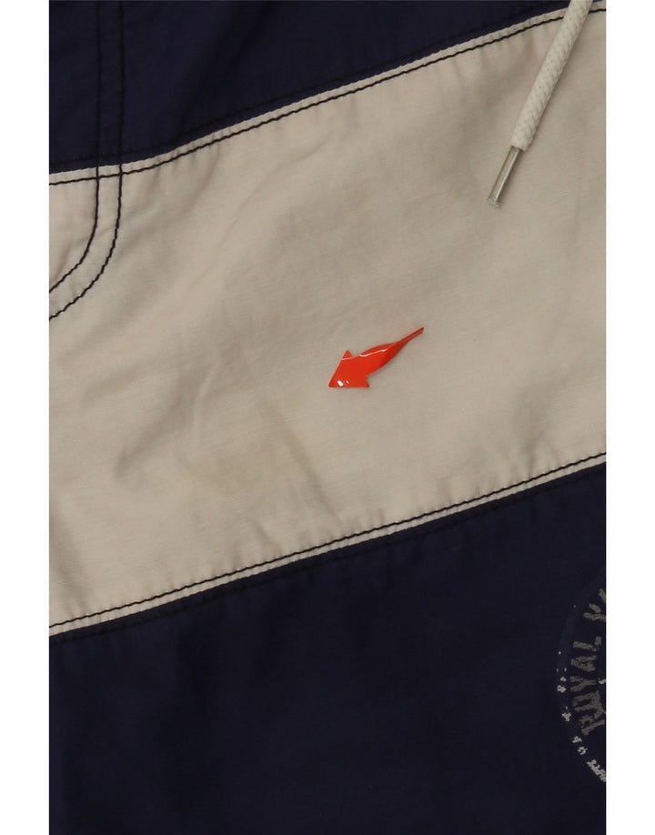 CONTE OF FLORENCE Pantaloncini da bagno da uomo medio blu navy color block