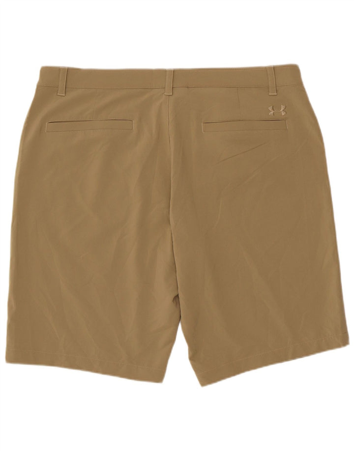 Pantaloncini casual aderenti da uomo Under Armour W38 XL Marrone
