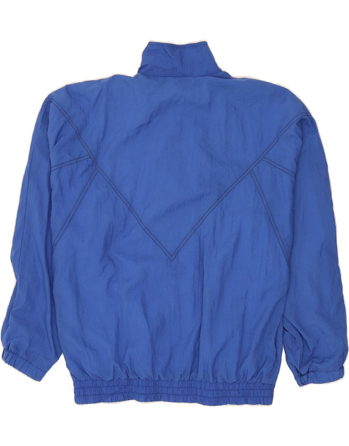 VICTORY Mens Loose Fit Tracksuit Top Jacket Small Blue Polyamide Vintage Victory and Second-Hand Victory from Messina Hembry 