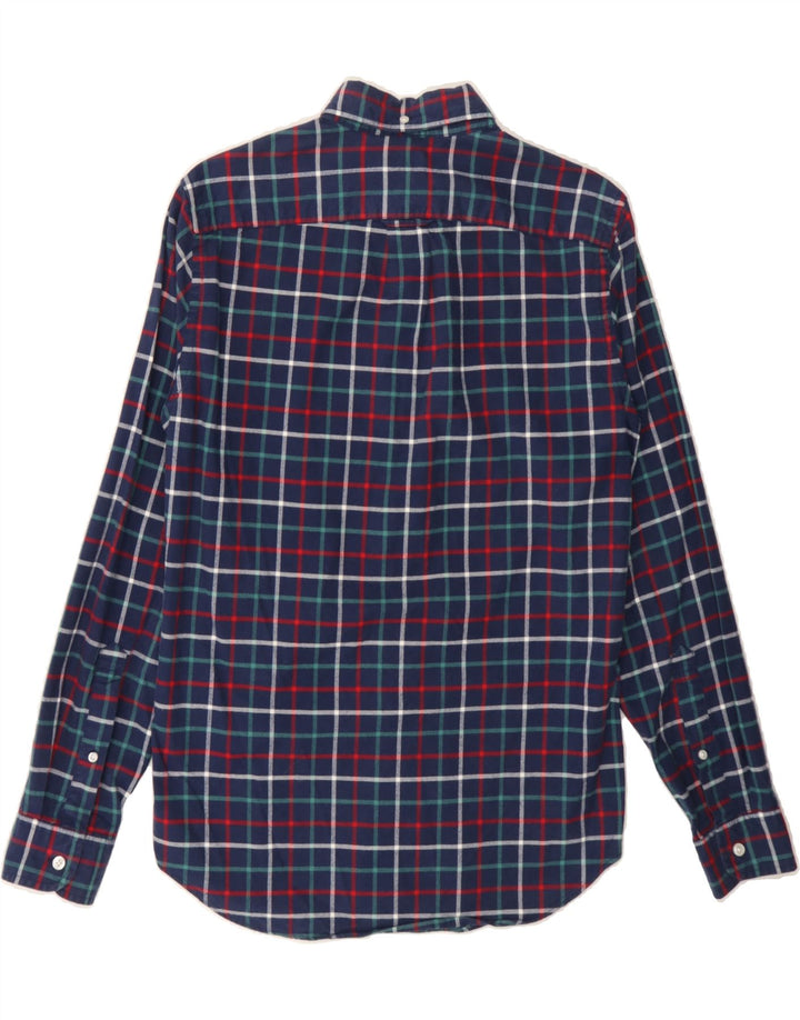 J. CREW Mens Shirt XS Navy Blue Check Cotton Vintage J. Crew and Second-Hand J. Crew from Messina Hembry 