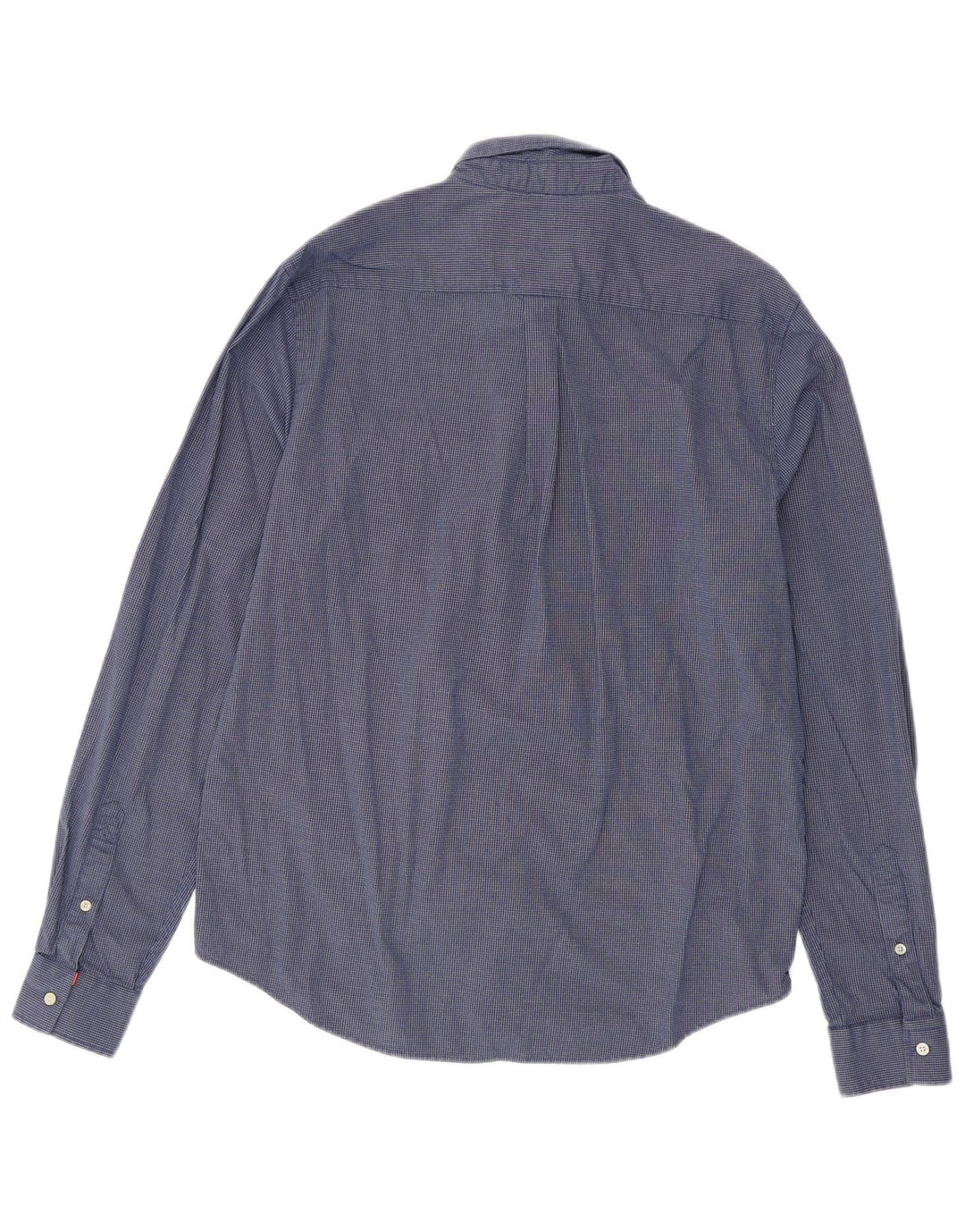 Camicia da uomo Superdry grande a quadretti blu navy
