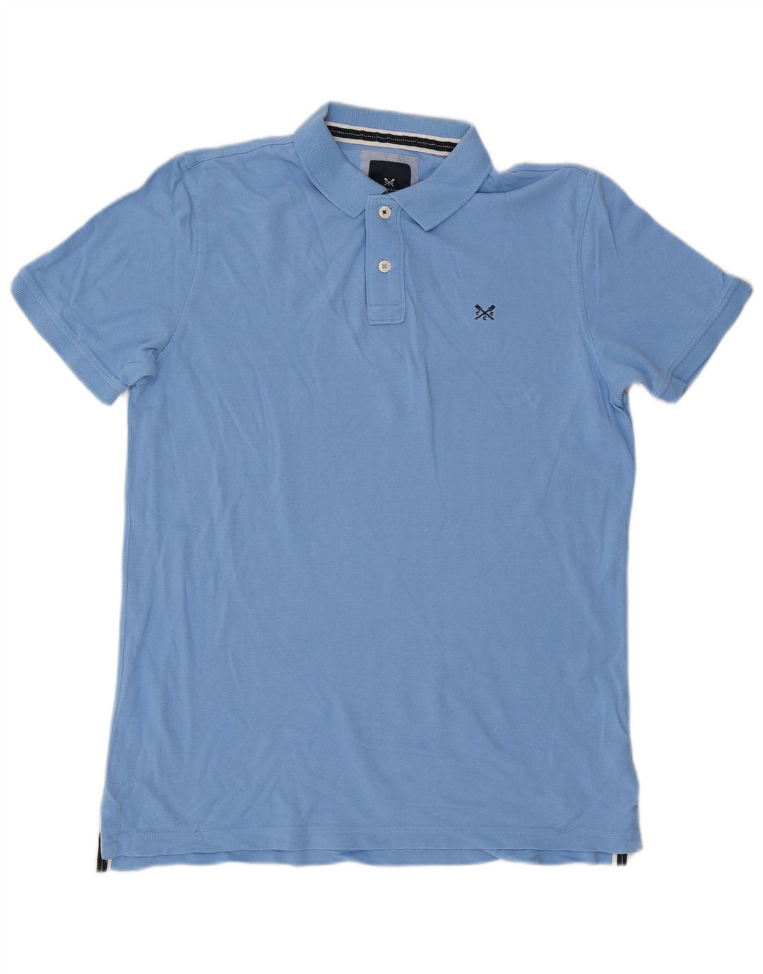 Crew Clothing Polo da uomo grande in cotone blu