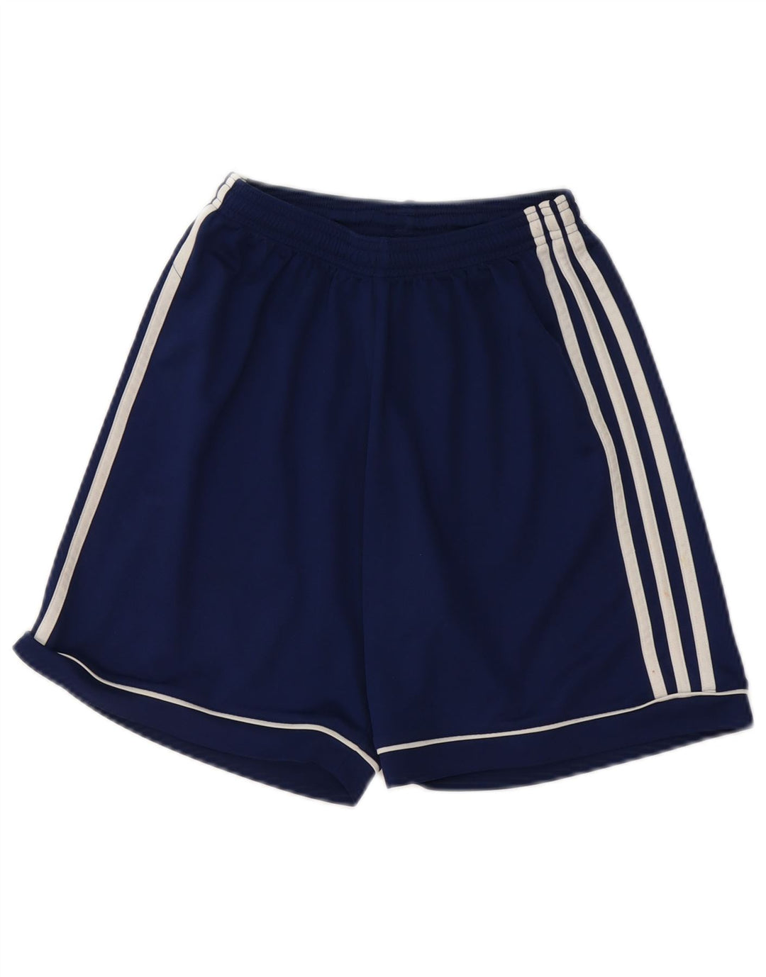 Pantaloncini sportivi Adidas Climalite da uomo piccoli in poliestere blu navy