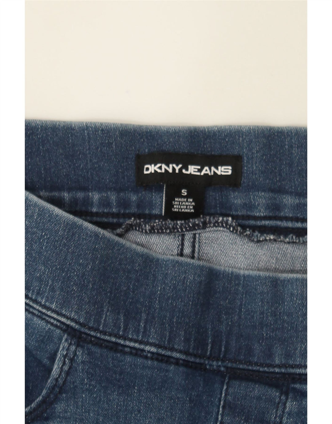 DKNY Womens Denim Shorts Small W30  Navy Blue Cotton Vintage Dkny and Second-Hand Dkny from Messina Hembry 
