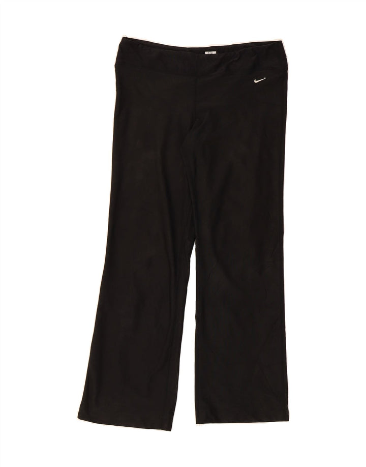 NIKE Womens Tracksuit Trousers UK 12/14 Medium Black Vintage Nike and Second-Hand Nike from Messina Hembry 