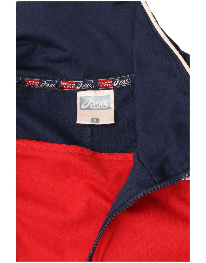 Giacca da ginnastica grafica ASICS da uomo, piccola, colore rosso