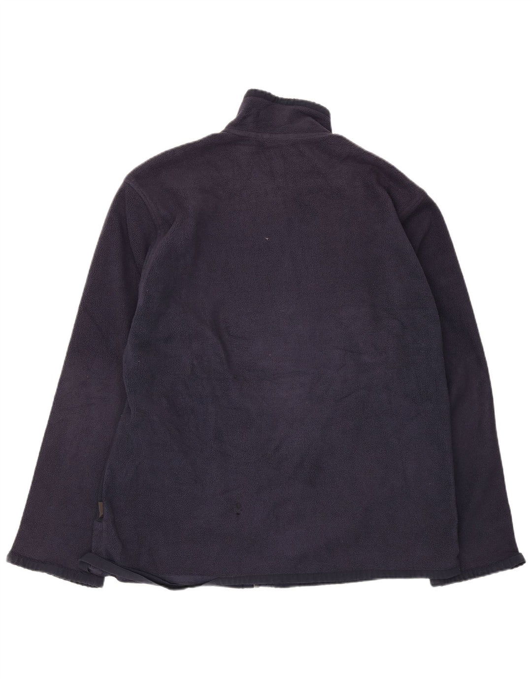 Giacca in pile da uomo Adidas UK 42/44 grande poliestere blu navy
