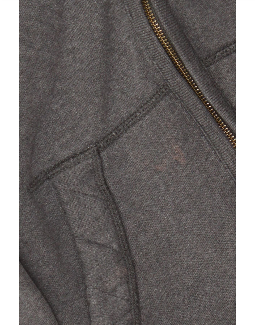 Felpa con cappuccio e zip da uomo Fat Face XS in cotone grigio