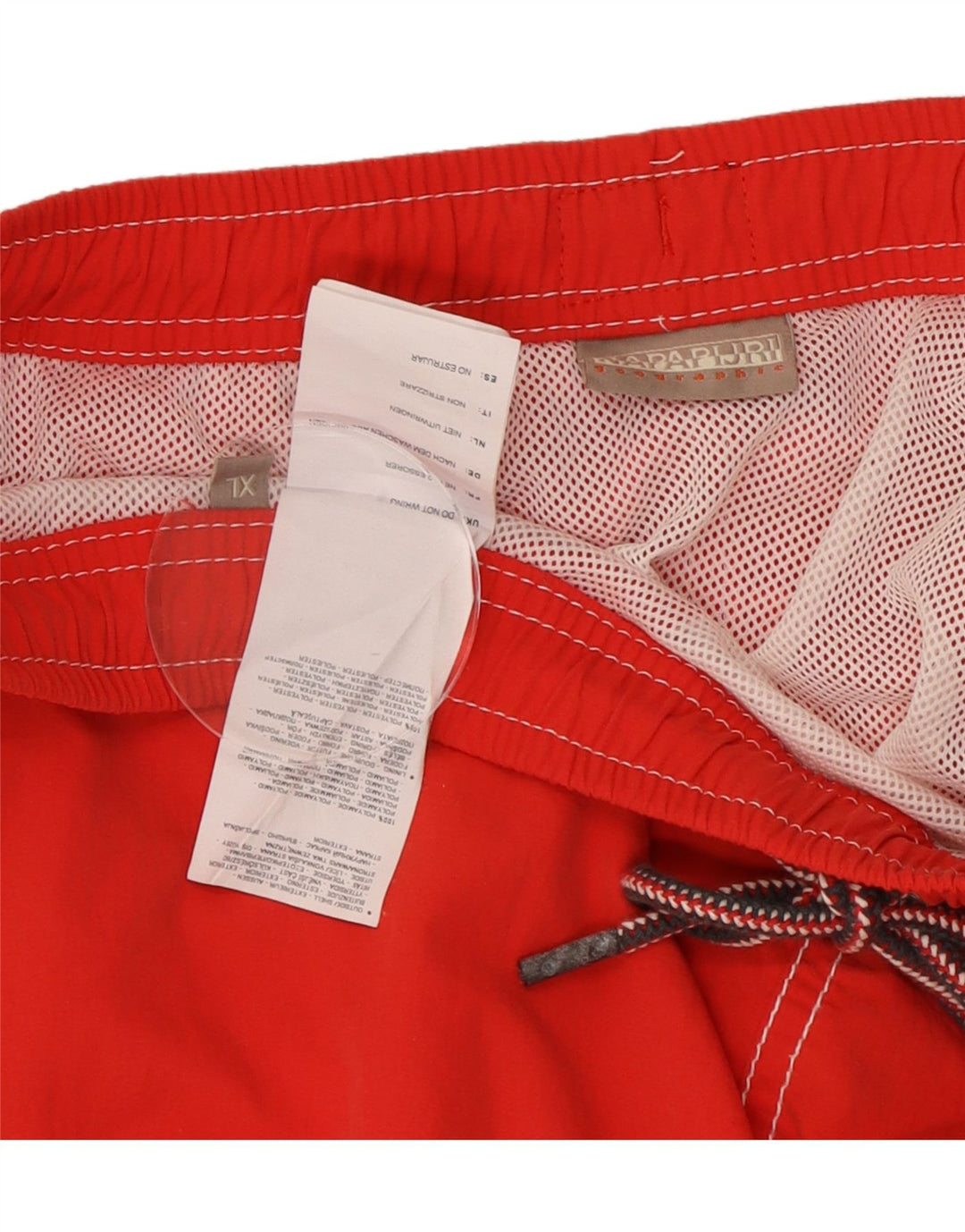 Pantaloncini da bagno con grafica da uomo NAPAPIJRI XL Poliestere color block rosso