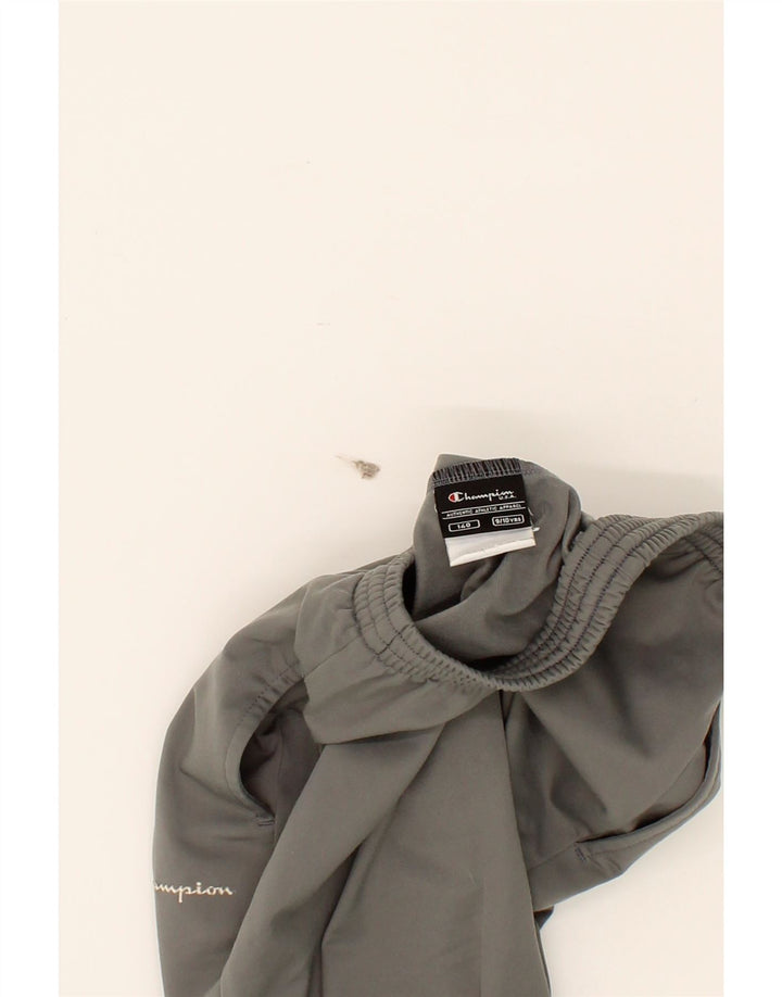 CHAMPION Boys Tracksuit Trousers 9-10 Years Grey Polyester Vintage Champion and Second-Hand Champion from Messina Hembry 