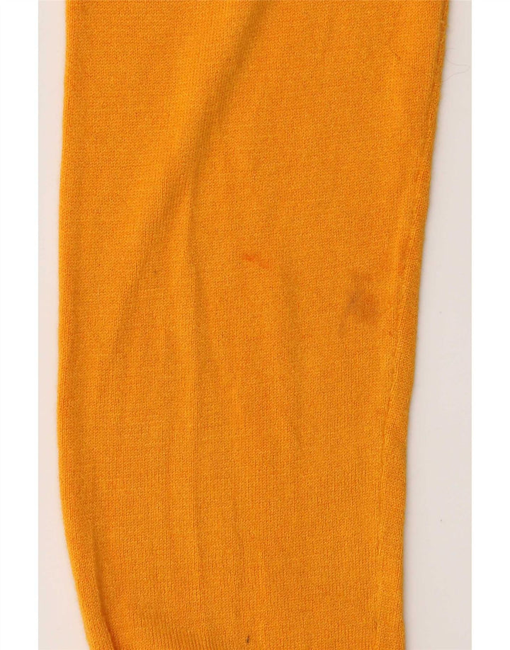 Maglione cardigan vestibilità regolare da donna Marks & Spencer UK 12 giallo medio