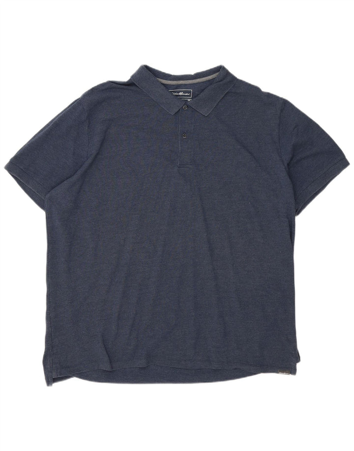 Polo da uomo Eddie Bauer 2XL in cotone blu navy