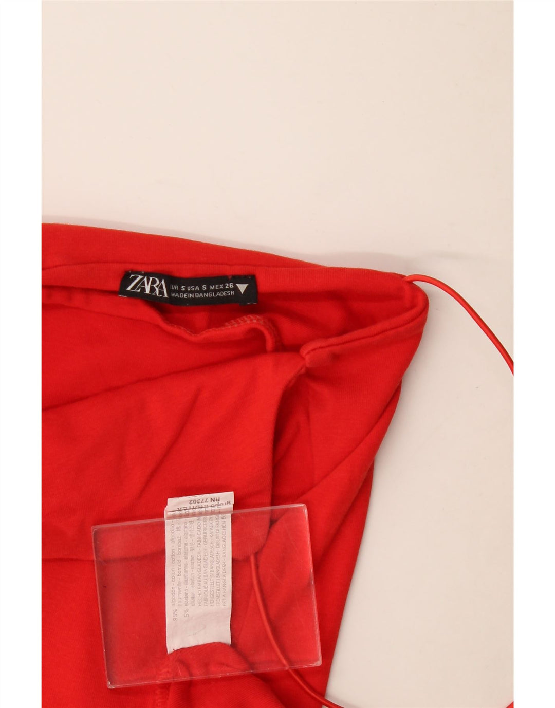 Prendisole da donna Zara UK 8 piccolo in cotone arancione