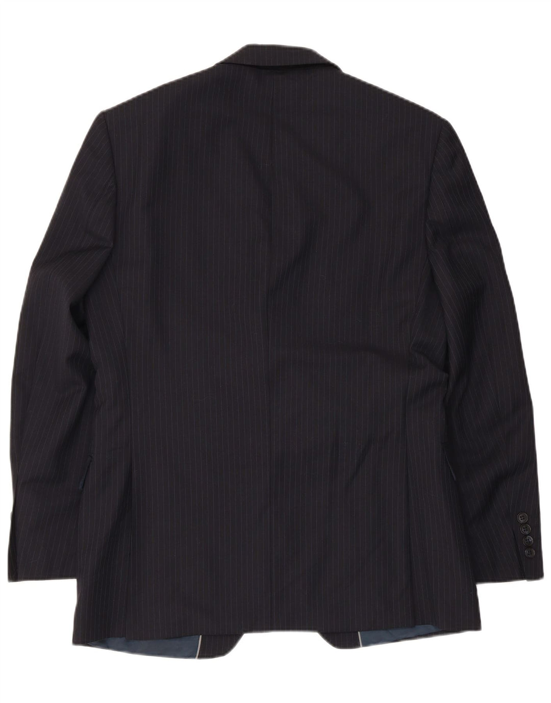 Giacca blazer a 2 bottoni da uomo Marks & Spencer UK 38 lana blu navy media
