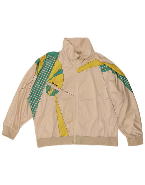 Giacca da ginnastica da donna con grafica Ellesse UK 18 XL White Colourblock