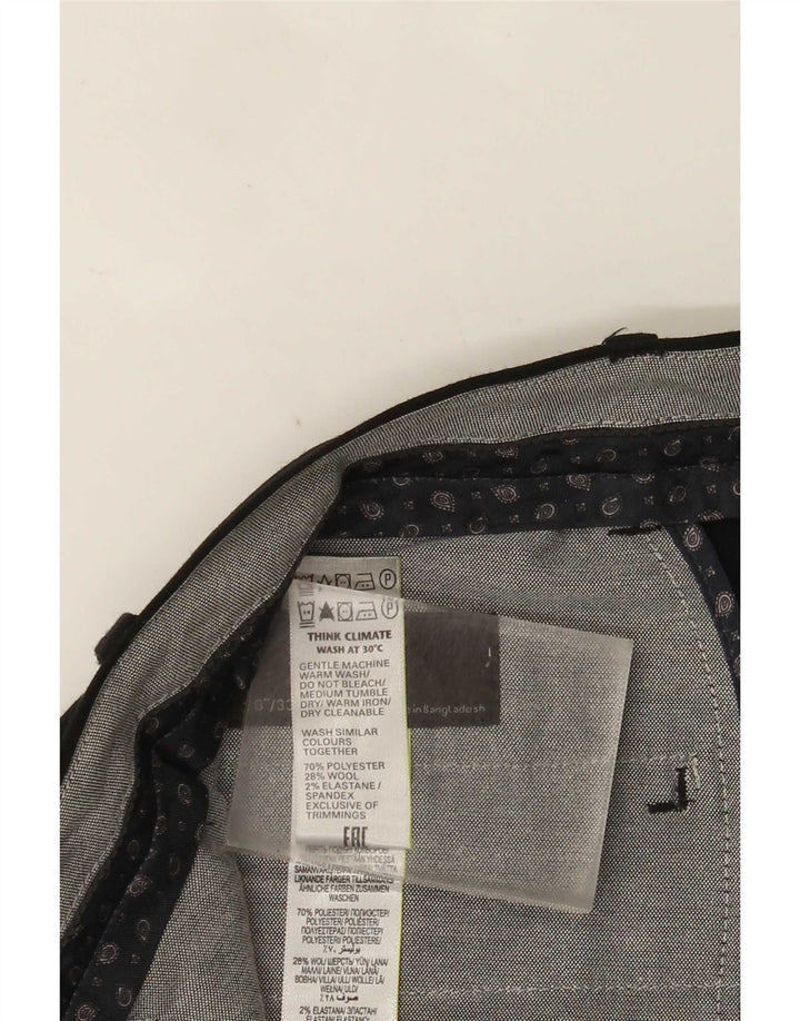 Pantaloni da abito slim Marks & Spencer da donna Performance W28 L33 neri
