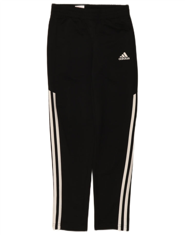 Pantaloni della tuta da ragazzo Adidas 9-10 anni in poliestere nero