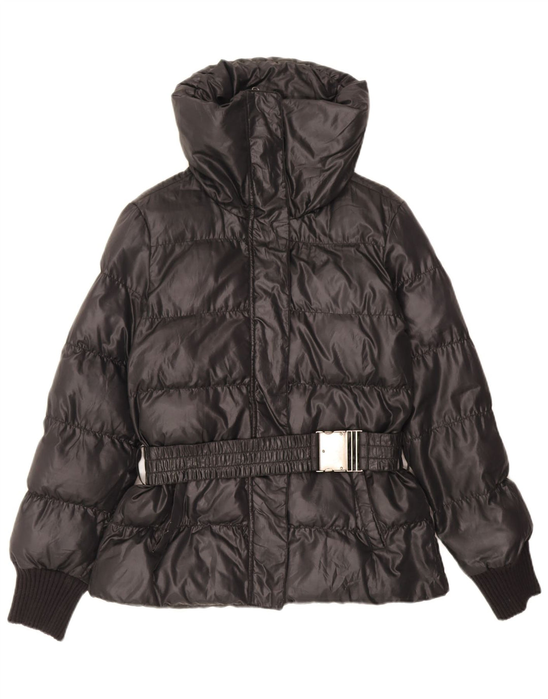 Piumino Donna Sisley IT 44 Medium Nero Poliestere