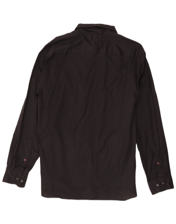 Camicia da uomo Regular Fit Tommy Hilfiger XL in cotone nero