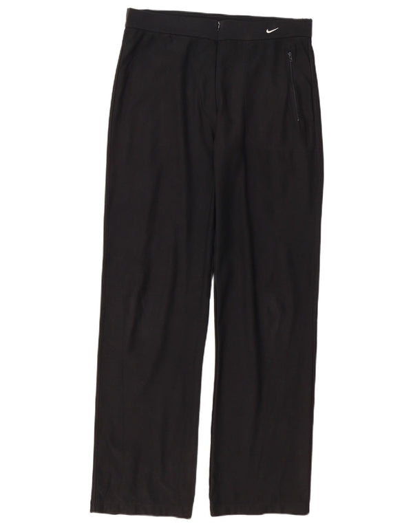 Pantaloni da tuta NIKE Dri Fit da donna US 8/10 Medium Nero Poliestere