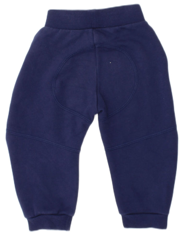 PUMA Baby Boys Joggers Tracksuit Trousers 9-12 Months Navy Blue Cotton