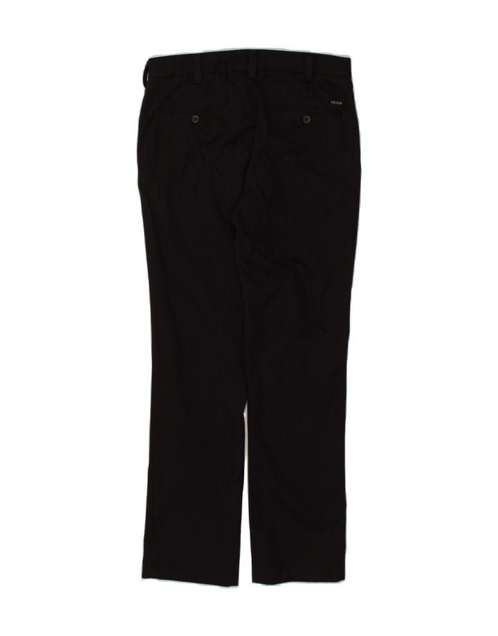 IZOD Mens Slim Chino Trousers W28 L29  Black Cotton | Vintage Izod | Thrift | Second-Hand Izod | Used Clothing | Messina Hembry 