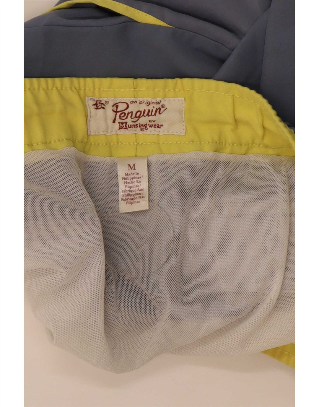 Pantaloncini da bagno da uomo Penguin Grigio medio