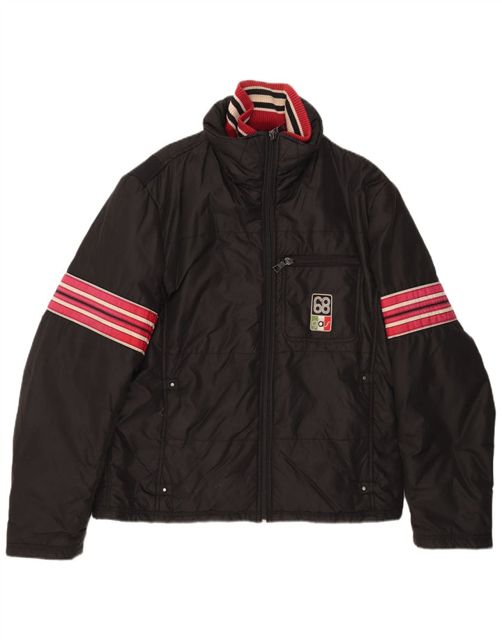 Giacca imbottita da uomo Gas UK 42 XL Black Colourblock