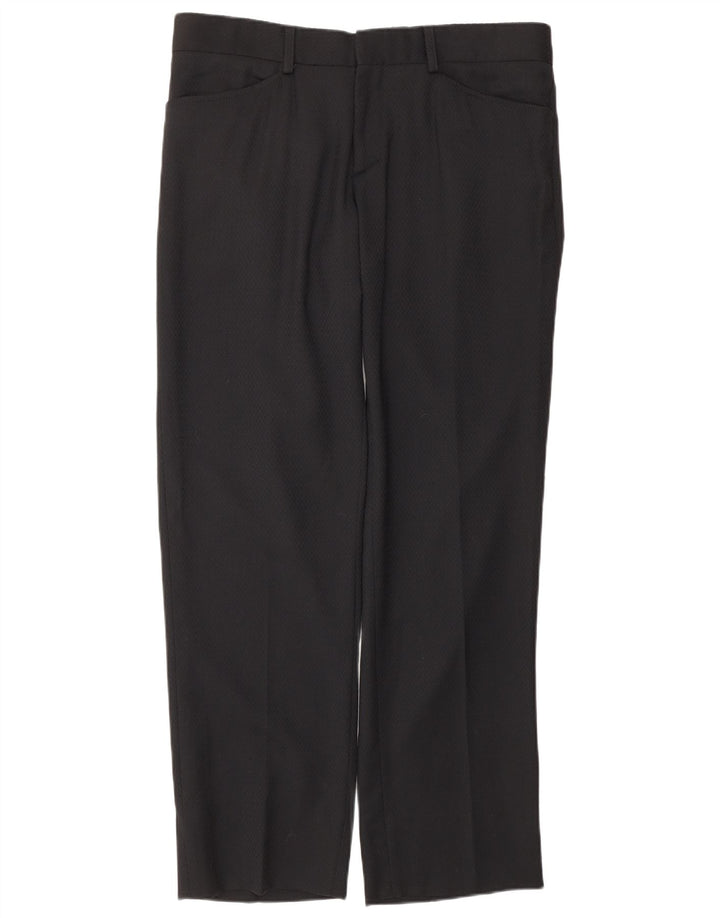 DOLCE & GABBANA Abito 2 pezzi da uomo IT 50 Large W36 L31 Nero Lana vergine