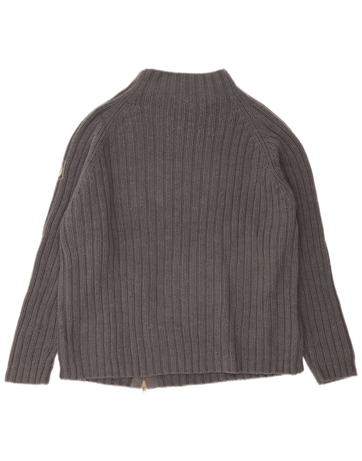 Maglione cardigan oversize da donna Scorpion Bay UK 14 Acrilico grigio medio