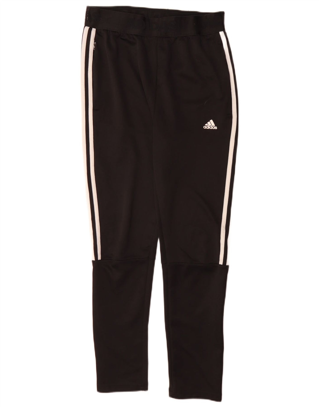 Pantaloni della tuta Adidas Climalite da ragazza 13-14 anni in poliestere nero
