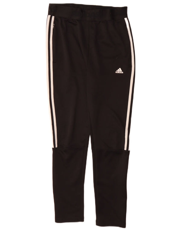 Pantaloni della tuta Adidas Climalite da ragazza 13-14 anni in poliestere nero