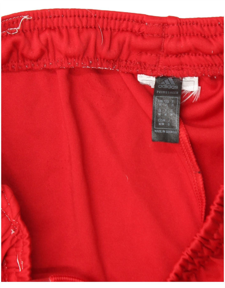 Pantaloncini sportivi Adidas da uomo rosso medio