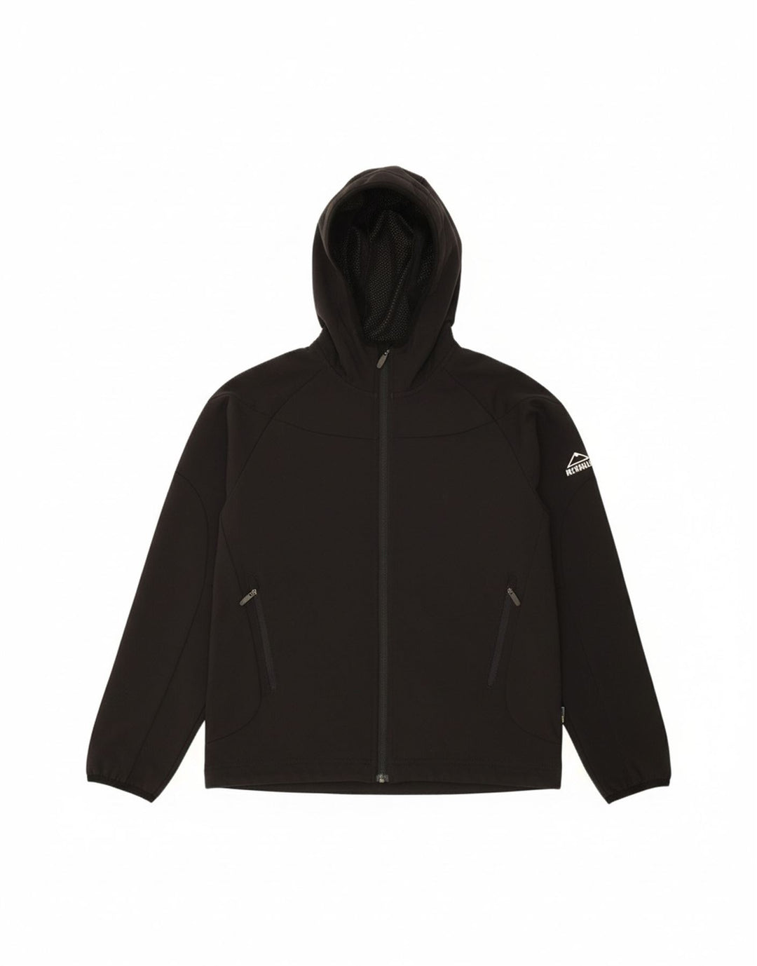 MC KINLEY Girls Hooded Tracksuit Top Jacket 13-14 Years Black Polyester