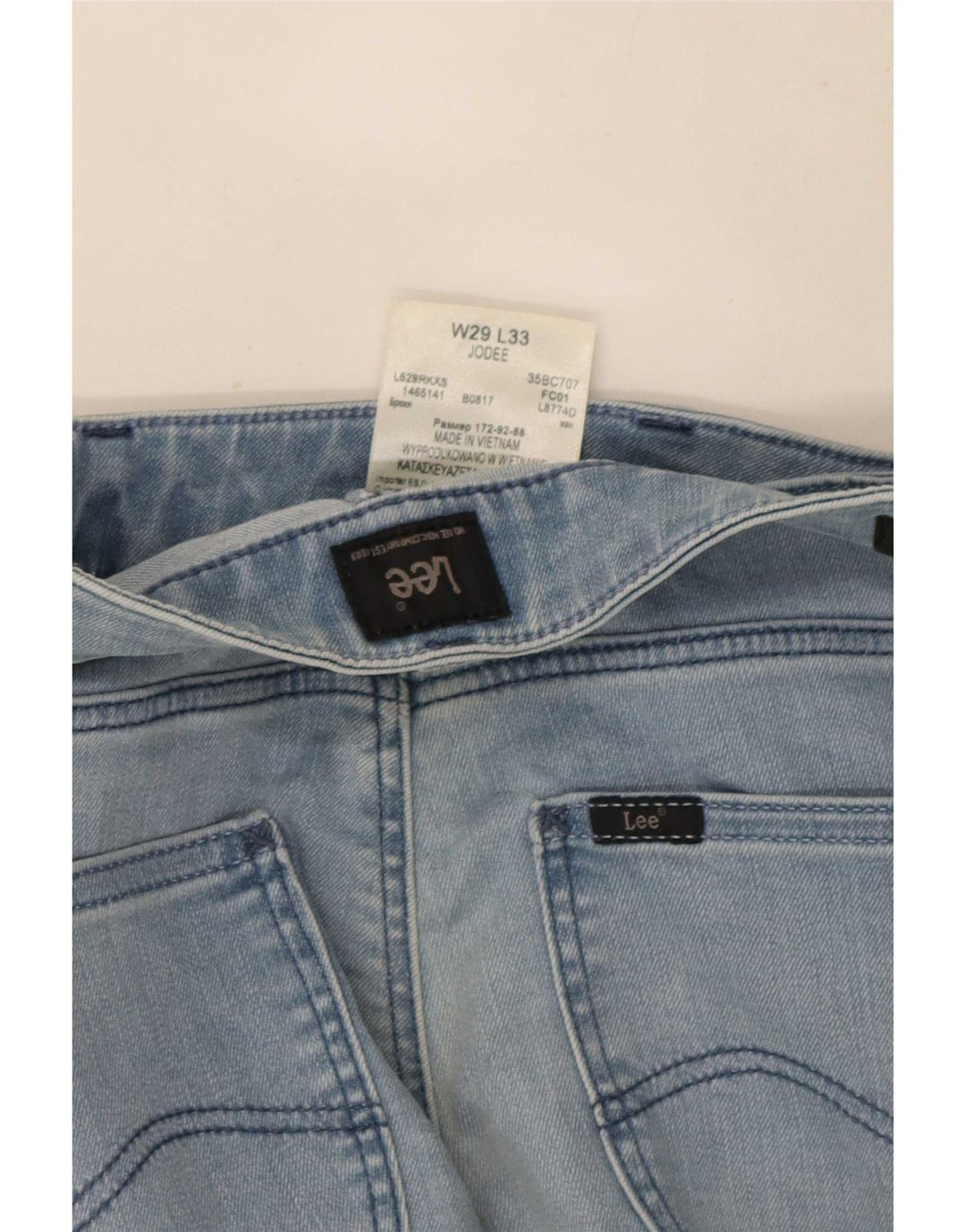 Jeans skinny Jodee da donna Lee W29 L28 cotone blu