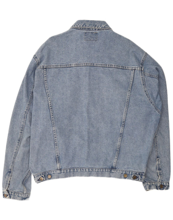 AMERICANINO Giacca in denim da uomo UK 42 XL Blu cotone