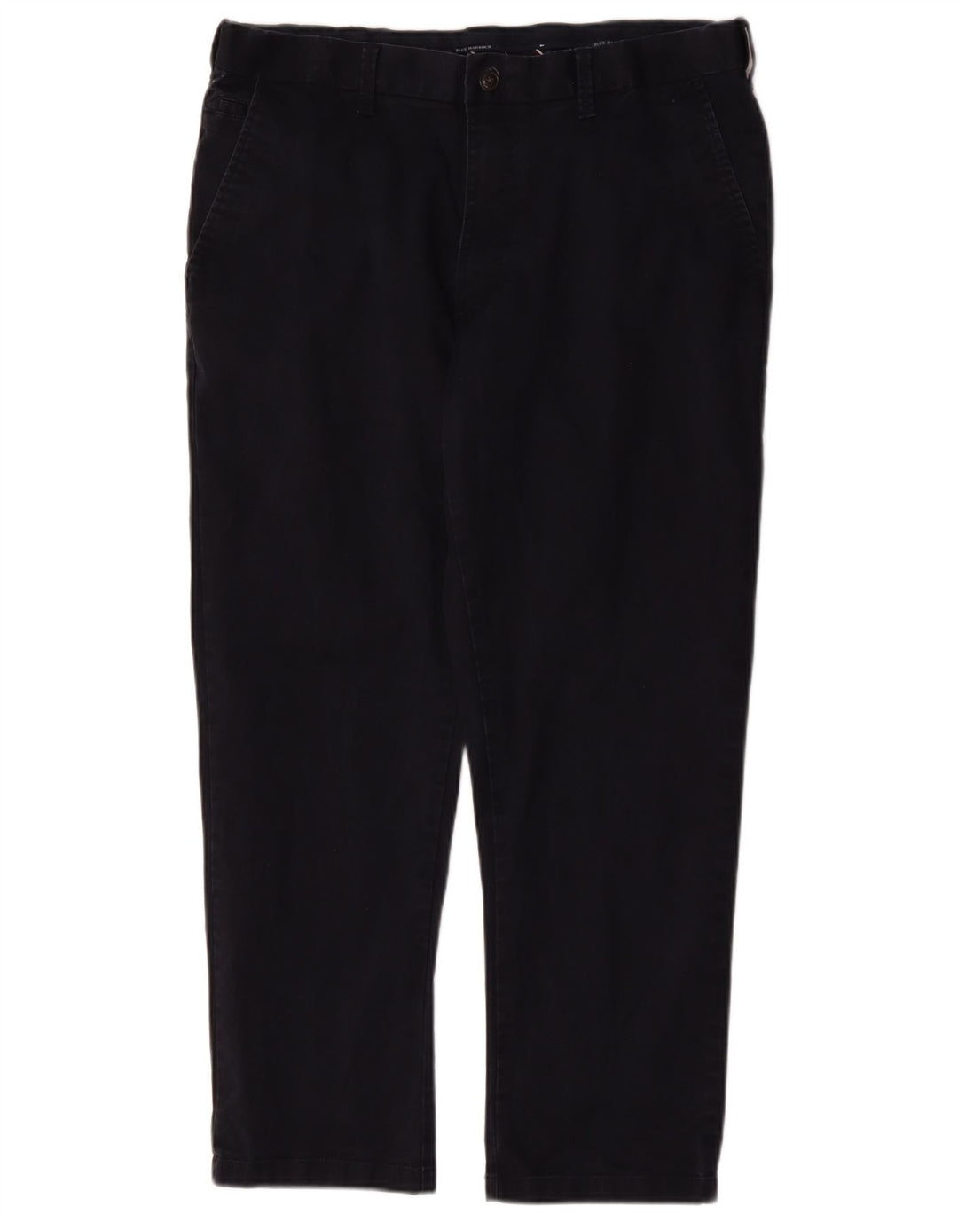 Pantaloni chino da uomo Marks & Spencer blu Harbour W38 L29 blu navy