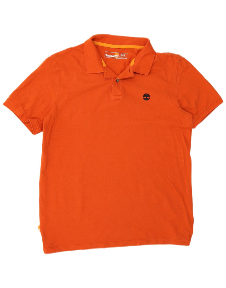 Polo Timberland da uomo vestibilità regolare in cotone arancione medio