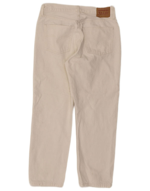 Jeans affusolati da donna Levi's W28 L26 cotone bianco
