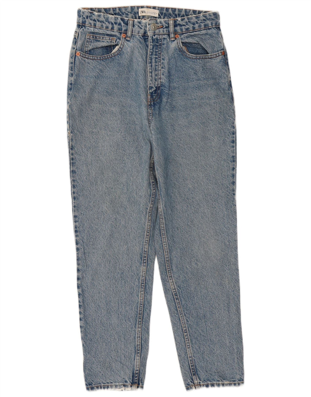 ZARA Womens Tapered Jeans EU 40 Medium W30 L27 Blue Cotton
