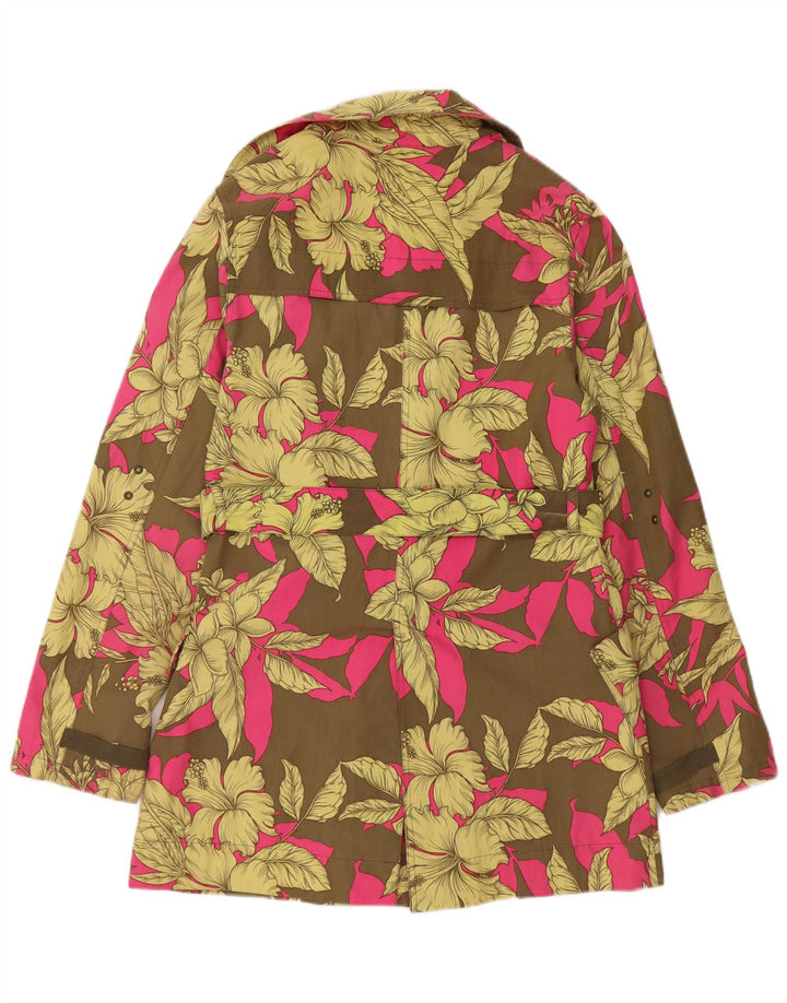Trench da donna Billabong UK 12 Cotone floreale kaki medio