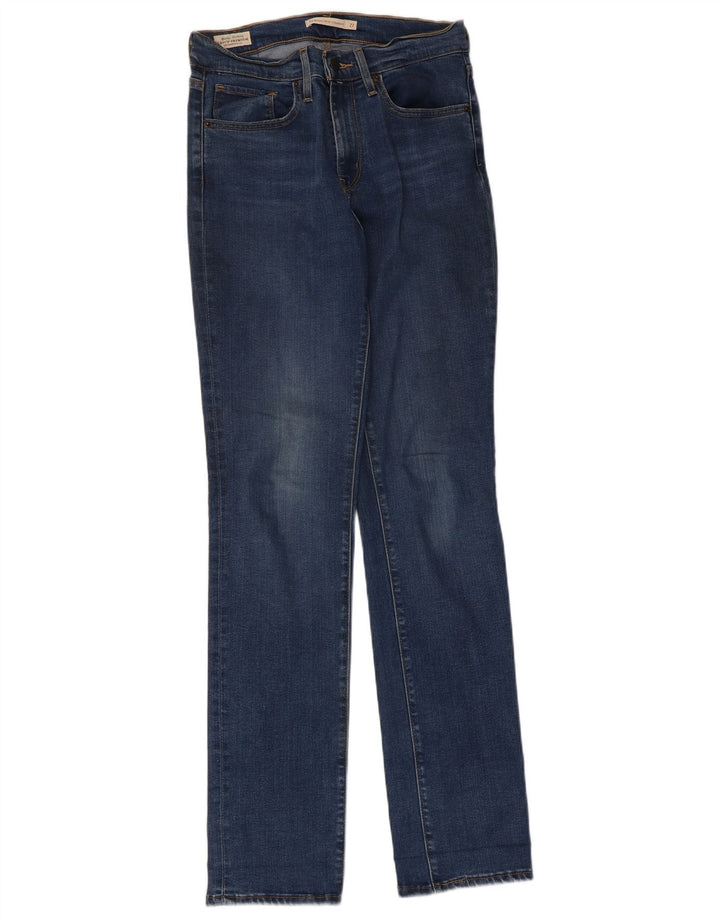 LEVI'S Jeans dritti a vita alta 724 da donna W27 L32 Lyocell blu